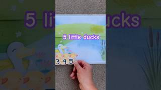 5 Little Ducks CUTE Classic Nursery Rhyme for Kids shorts kids [upl. by Airbmac122]