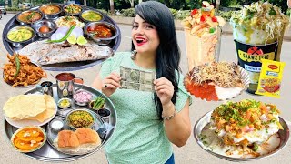 Living on Rs 1000 for 24 Hours Challenge  Nashik Food Challenge [upl. by Kurtzman]