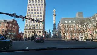 Lancaster Pennsylvania  Downtown winter 2024 [upl. by Dnomhcir524]