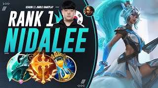 Canyons 88 KP RANK 1 NIDALEE Supreme Pathing To Dominate Enemy Junglers  Challenger Jungle Guide [upl. by Oremor424]