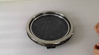 12 Inch 300mm 316L SS Round Opening Portlight Porthole For Marine Boat Yacht RV [upl. by Hilton499]