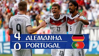 Alemanha 4 X 0 Portugal  melhores momentos  GLOBO HD 720p  Copa do Mundo Brasil 2014 [upl. by Jeana264]