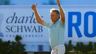 67yearold Bernhard Langers EPIC winning putt  Charles Schwab Cup  2024 [upl. by Netniuq]