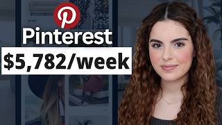 How I Make 5782 Per Week With Pinterest Affiliate Marketing Full Tutorial [upl. by Ioab]