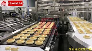 Mould Bread Production Line Hamburger BreadRoundingBakery Bread [upl. by Gnoz]