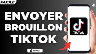 Comment Envoyer Un Brouillon Tiktok a Quelquun [upl. by Eidnarb498]