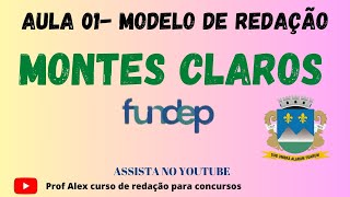 MONTES CLAROS  FUNDEP  REDAÇÃO montesclarosmg fundep [upl. by Elauqsap878]