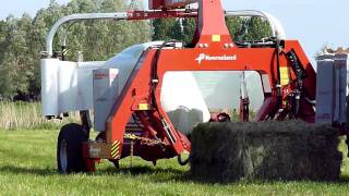 Vergauwe KampP  Graspakken wikkelen met Kverneland Pro Wrap en Claas Arion 2010 [upl. by Lu]