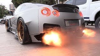 The BEST NISSAN GTR Godzilla Engine SOUNDS Ever [upl. by Nhabois]