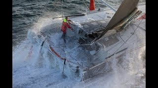 IMOCA 60 vs VO65  The Ocean Race [upl. by Atteuqaj]