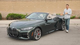 2022 BMW 4 Series Convertible Test Drive Video Review [upl. by Itsur552]