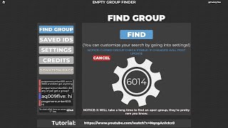 Proof That Roblox Empty Group Finder Is Fake [upl. by Rusert]