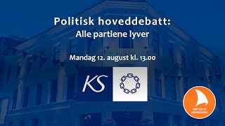 Politisk hoveddebatt Alle partiene lyver [upl. by Neesay]