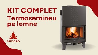 Kit complet termosemineu pe lemne 🔥 Prezentare pachet smart Energy 75 [upl. by Akinom]