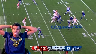 WE CANT BEAT THEM 49ers vs Seahawks  NFL 2024 Season REACTION [upl. by Naples]