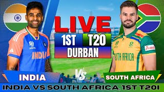 🔴 Live India vs South Africa 1st T20I Live Match Score  IND vs SA Live match Today 2nd Inning [upl. by Jorry]