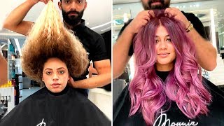 INCREÍBLES TRANSFORMACIONES DE CABELLO 2019  ANTES Y DESPUÉS [upl. by Bevan901]