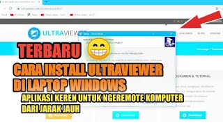 CARA DOWNLOAD DAN INSTALL ULTRAVIEWER DI LAPTOP ATAU KOMPUTER  TERBARU [upl. by Laven]