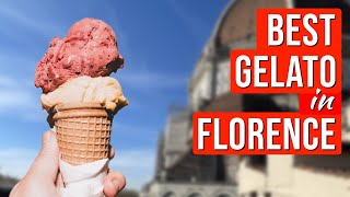 Best Gelaterias in Florence Italy [upl. by Tips]