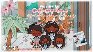 ୨୧ Moving To Our New Home 🏡🍥  voiced🔊 Toca Life World 🌎 [upl. by Ynaffi]