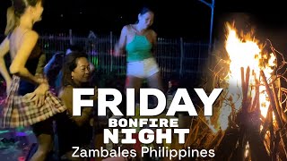 Friday Bonfire 🔥 Night in Zambales Philippines 🇵🇭 [upl. by Sibley]