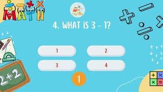 Fun Preschool Math Quiz [upl. by Nospmas52]