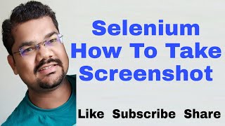 How To Take Screenshot in Selenium Webdriver using Java  Selenium Screenshot Java [upl. by Tnerb539]