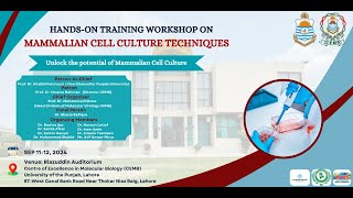 Handson Workshop on Mammalian Cell Culture Techniques Inaugration [upl. by Neehcas]