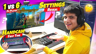 FREE FIRE PC GAMEPLAY  FREE FIRE HANDCAM PC  NONSTOP BHAI CHALLENGE ME 😨1 VS 6 Pc 💻 TUFAN FF [upl. by Wiles669]