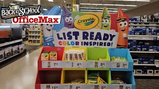 OFFICEMAX BACK TO SCHOOL SUPPLIES 2024 [upl. by Maitland119]