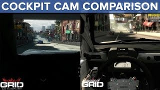 Grid Autosport  Cockpit Cam Comparison X360  Eurogamer [upl. by Annohsal461]