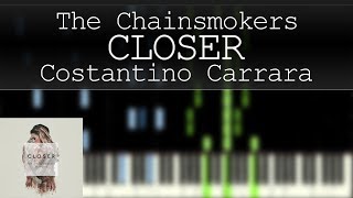 The Chainsmokers  Closer  Piano Tutorial [upl. by Aigil]