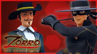 Zorro doit se battre  Compilation  ZORRO Le héros masqué [upl. by Esnohpla872]