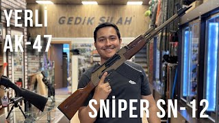 SNİPER SN  12  YERLİ AK47  12 GAUGE SHOTGUN [upl. by Schnabel103]