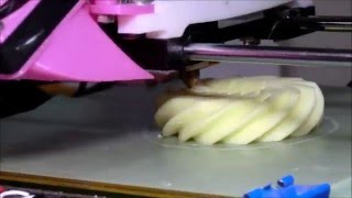 3D PRINTING クルーラードーナツ おいしく焼けるかな？ Torus Cruller Donuts [upl. by Ehcsrop]