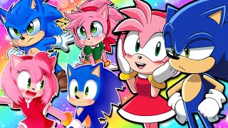 Sonic amp Amy VS DeviantArt  Sonic Movie Edition [upl. by Spaulding264]