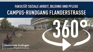 Fakultät Soziale Arbeit Bildung und Pflege » 360°Rundgang über den Campus Flandernstraße [upl. by Nnaitak]