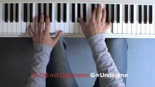 Blue Bossa  Jazz Piano Lesson by RenÃ© Pretschner 2009 [upl. by Anisah]