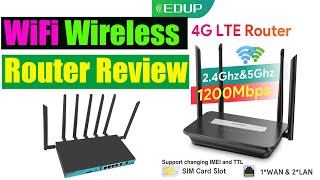 Top 4 Best WiFi Wireless Router Review 2024 [upl. by Neelrac822]