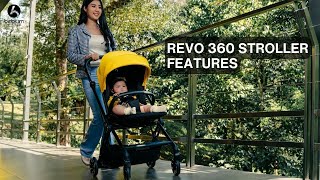 Beblum Revo 360 Spin Stroller Features [upl. by Rebecca687]