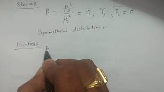 Skewness and Kurtosis of Normal distribution  BSc Statistics [upl. by Ainosal]