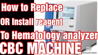 How to replace Reagent to Medonic CBC machine [upl. by Geoff]