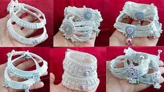 Latest Heavy Silver Payal Designs With Weight And Price  new rajwadi payal designs with price [upl. by Ahsinauq278]