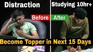 Become topper in next 15 days🔥 Most unique way of studying [upl. by Ellak]