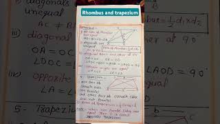 The Most Advanced Geometry Masters in Rhombus amp Trapezium Area [upl. by Alywt794]