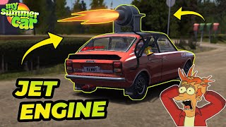 JET ENGINE for SATSUMA  My Summer Car 84 [upl. by Engle]