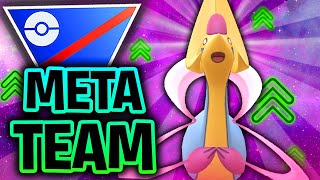 TOP META TEAM CRESSELIA IS NOW RANK 3 FOR THE GREAT LEAGUE  GO BATTLE LEAGUE [upl. by Aihsakal]