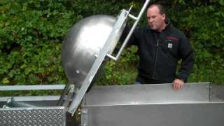 Kettle Corn Machine Sifting amp Cooling Table Greg W Sweet [upl. by Yeliab]