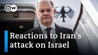 How the international community has responded to Irans strikes on Israel  DW News [upl. by Aihtnic]