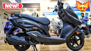 2021 Suzuki Burgman Street 125 Top Model  Matte Black  👌 BS6 With All New Features  Review [upl. by Kcirdet]